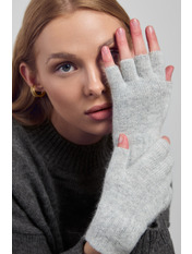 Мітенки M-9 Сірий Світло-сірий one size Світло-сірий one size