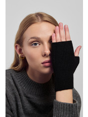 Мітенки М-29 one size Чорний Чорний one size