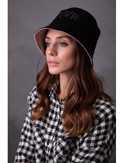 Панама PN-KTVR Чорно-пудровий Чорний 56-57 Рожевий