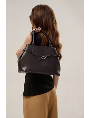 Сумка жіноча з еко-шкіри SYM-3-26-03 Шоколадний Коричневий