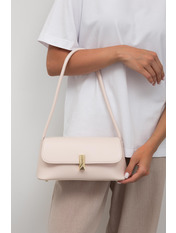 Сумка жіноча з еко-шкіри SYM-25-08 Пудровий Рожевий