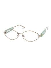 Іміджеві окуляри E7015 Прозорі Різнобарвний М'ятний