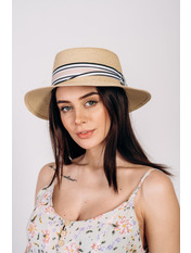 Капелюх федора SHL-2026 Бежевий 56