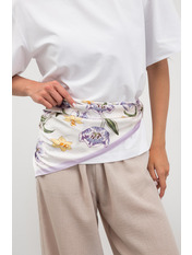 Хустка атласна APL-4447 Ліловий Фіолетовий