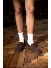 Лофери LF-1301 37 Коричневий Шоколадний Шоколадний 37