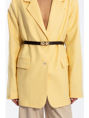 Ремінь шкіряний  105 см REM-06-20006r Коричневий