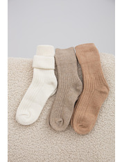 Набір шкарпеток SH-1115 Набір 1 Бежевий