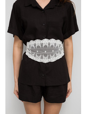 Хустка атласна APL-22 Білий 1 Білий