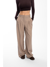 Штани з костюмної тканини BR-632 Бежевий Бежевий L L