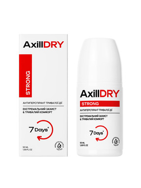Антиперспірант кульковий до 7 днів AxillDRY 50 мл  Strong
