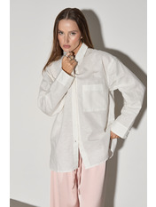 Сорочка однотонна  RA-118 M/L Молочний Молочний M/L