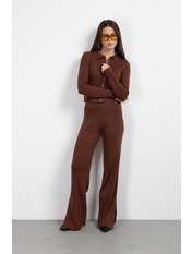 Трикотажний костюм KT-92492 one size Шоколадний Коричневий Шоколадний one size