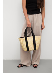 Плетена сумка SS-32-08 Жовтий Солом'яний