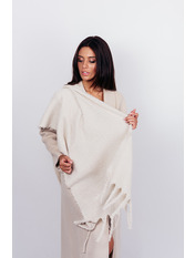 Шарф Z-1933 Молочний яя_51*190