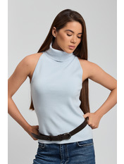Топ в'язаний FUT-6613 one size Блакитний Блакитний one size