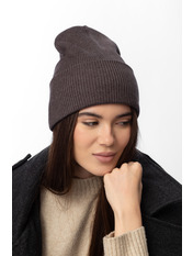 Бавовняна шапка SHP-45661 Сірий Графітовий