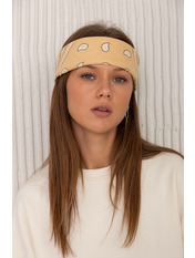 Бандана класика 35 Бежевий Коричневий