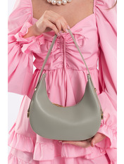 Сумка жіноча з еко-шкіри SYM-23-02 Оливковий+золото Зелений