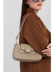 Сумка жіноча з еко-шкіри SYM-40040 Світлий бізон Бежевий