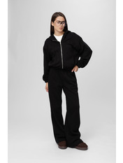 Трикотажний костюм на байці KT-202 M/L Чорний Чорний M/L