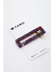 Заколка Веда Фіолетовий яя_Длина 6.7(см)/ Ширина 2.2(см)