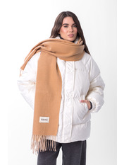 Шарф кашеміровий двохсторонній SH-11021 Лате Сірий