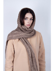 Шарф V-1923(5) Капучиновий Коричневий
