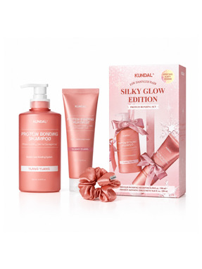 Набір для волосся KUNDAL Holiday Silk Glow Edition Protein Bonding Care Set Violet Muguet