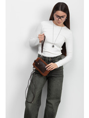 Сумка жіноча SYM-30252 Шоколадний Коричневий