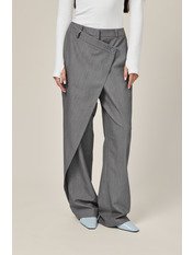 Штани з костюмної тканини BR-720 M Сірий Сірий  M