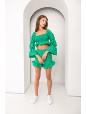 Літній костюм KT-12256 Зелений S