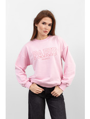 Світшот з вишивкою SW-531 XS/S Рожевий Рожевий XS/S