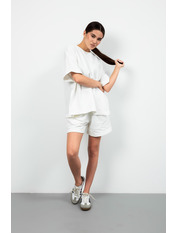 Повсякденний костюм з шортами KT-830 XS Молочний Молочний XS