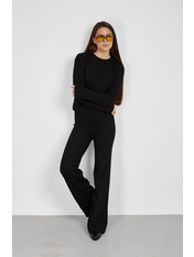 Трикотажний костюм KT-4669 one size Чорний Чорний one size