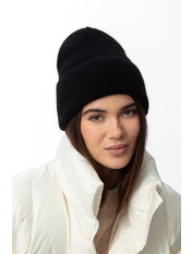 В'язана  шапка SHP-47254 Чорний