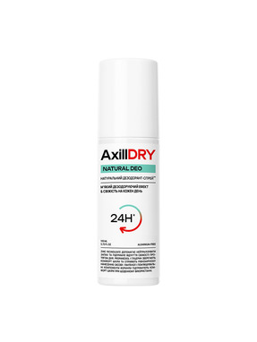 Дезодорант-спрей натуральний AxillDRY 110 мл  Natural Deo
