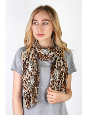 Шарф 258-22 Коричневий