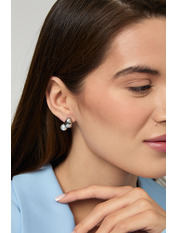 Сережки фігурні SER-13464 Сріблястий