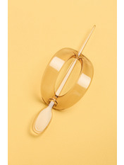 Заколка ZAK-0023 Бежевий