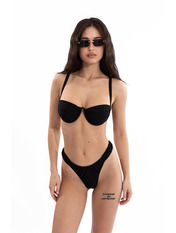 Роздільний купальник на замку KU-1014 S Чорний Чорний S