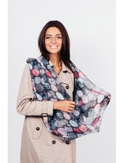 Снуд XBZ-1908 Сірий яя_176*63