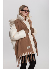 Шарф SH-110021 Верблюд Бежевий