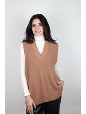 Жилетка Венет Капучиновий one size яКапучіно