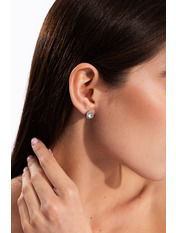 Сережки пусети SER-12691 Сріблястий