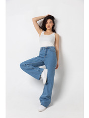 Джинси BR-1958 Блакитний Блакитний. 34