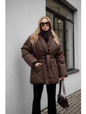 Куртка KR-1012 S Коричневий Коричневий S