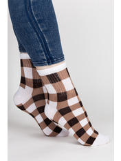 Шкарпетки SH-6112 Коричневий яБежевий Білий Білий+бежевий