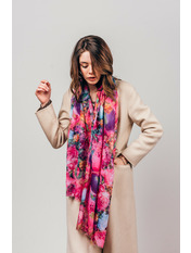 Шарф K-1907 Малиновий Рожевий