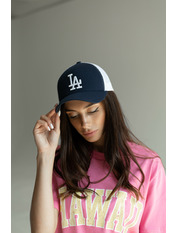 Бейсболка BK-1112 Біло-синій Білий 55-56 Синій