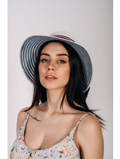 Капелюх слауч SHL-2038 Білий+синій Білий Синій